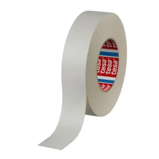 Tesa Tesa 4661 Cloth Tape, Amber, Black, Blue, Green, Grey, Red, White, Yellow, Acrylic Coated Finish - 04661-00021-00 product image