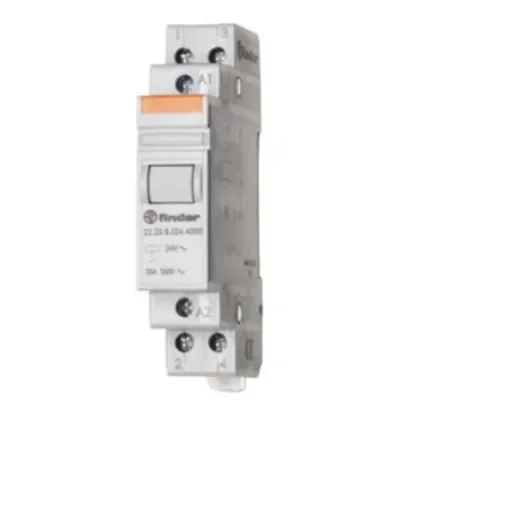 Finder DIN Rail Modular Step Relay, 12V Coil, 20A Switching Current, SPST-NC, SPST-NO - 22.23.8.012.4000 product image