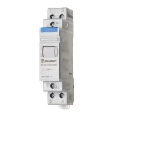 Finder DIN Rail Modular Step Relay, 12V Coil, 20A Switching Current, DPST - 22.24.8.012.4000 product image