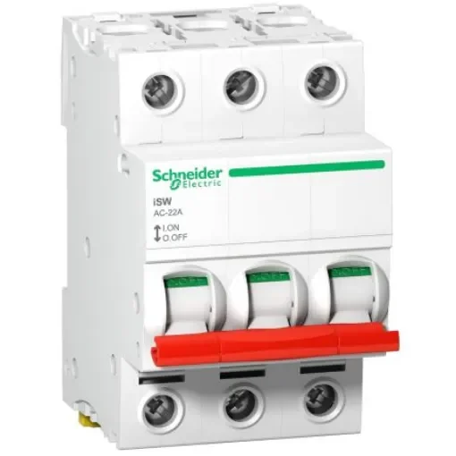 Schneider Electric Fuse Switch Disconnector, 3 Pole, 125A Max Current - A9S66392 product image