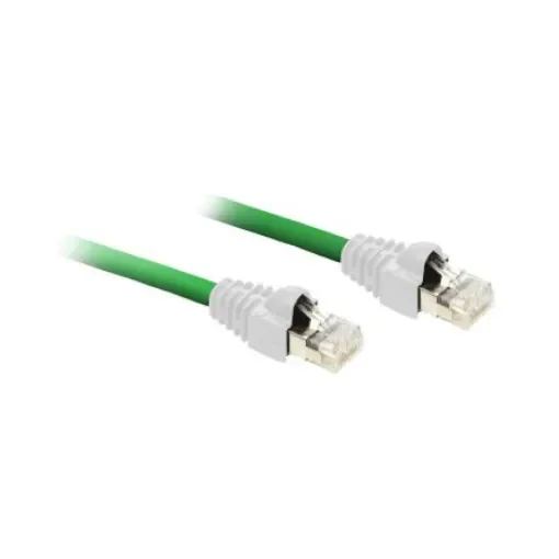 Schneider Electric490, 40m Cat5, Green RJ45 to Male RJ45 Male, Shielded Twisted Pair (STP) Shielded, Terminated - 490NTW00040 product image