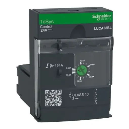 Schneider Electric 22 kW Motor Controller, 3 Phase, Motor Managment Function, 690 V - LUCA38BL product image