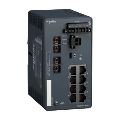 Schneider Electric MCSESM103F2CS1H, Managed Switch 10 Port Network Switch product image