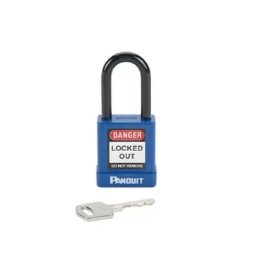 Panduit Blue 1-Lock Aluminium, Steel Lockout Kit, 6.6mm Shackle - PSL-8BU product image