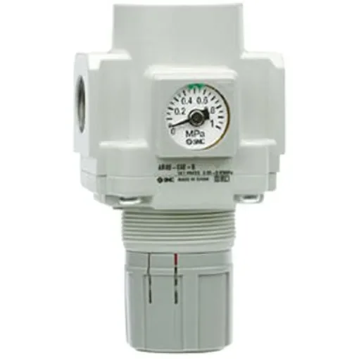 SMC G 1/4 Regulator - 0.05MPa to 0.85MPa, 1/8 in, 1MPa max. input, AR20K-F02BG-B product image
