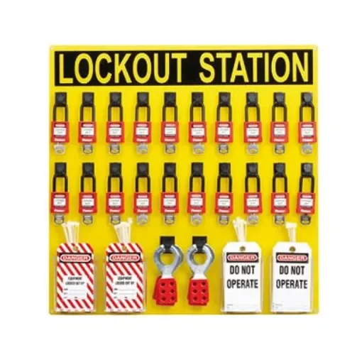 Panduit Yellow 20-Lock Lockout Kit - PSL-20SWCA product image