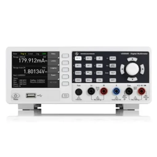 UDS500 Bench Digital Multimeter, True RMS, 10A ac Max, 10A dc Max, 750V ac Max - R&S UDS500 product image