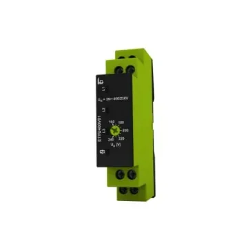 Voltage Monitoring Relay, 1, 3 Phase, SPDT, 400V ac, DIN Rail - E1YU400V01 product image