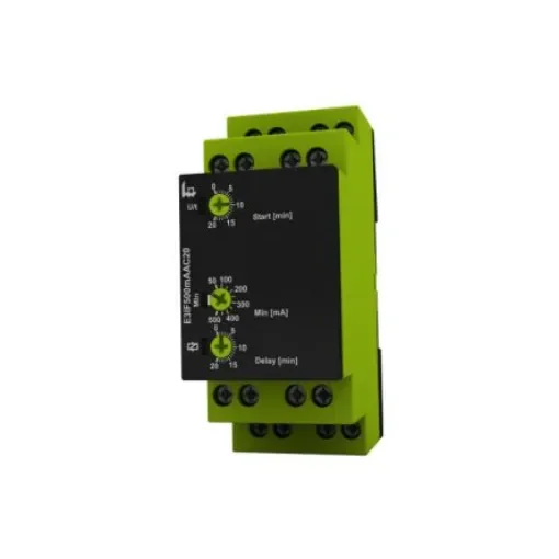 Current Monitoring Relay, 1 Phase, DPDT, 230V ac, DIN Rail - E3IF500MAAC20 230V AC product image
