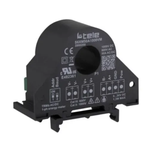 Current Monitoring Relay, 1 Phase, 800V ac, DIN Rail - S6XM50A1000VM product image
