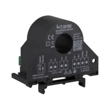 Current Monitoring Relay, 1 Phase, 800V ac, DIN Rail - S6XM50A100VM product image