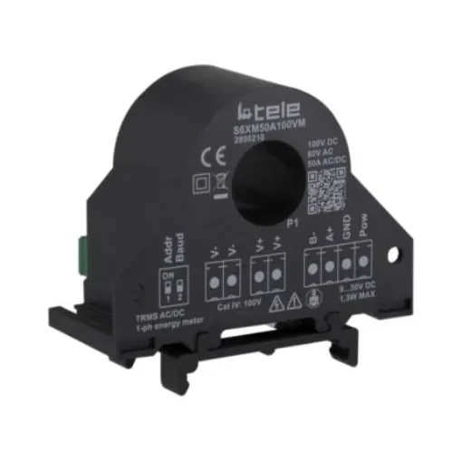 Current Monitoring Relay, 1 Phase, 800V ac, DIN Rail - S6XM50A100VM product image