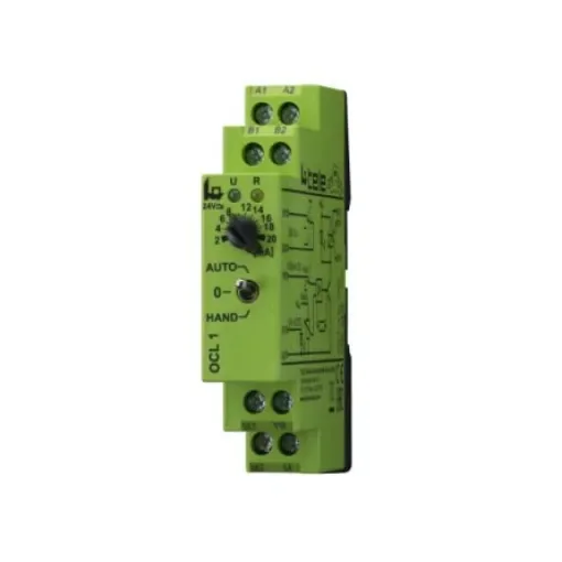 Octo Series Coupling Relay, DIN Rail Mount, 24V Coil, SPDT, 1-Pole, 8A Load - OCL1 24VAC/DC product image