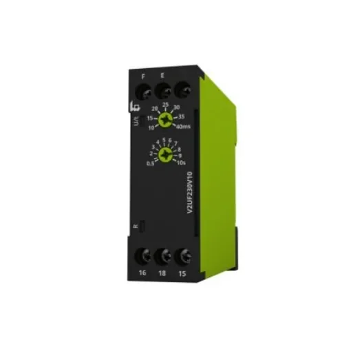 Voltage Monitoring Relay, 1 Phase, SPDT, 230V ac, DIN Rail - V2UF230V10 product image