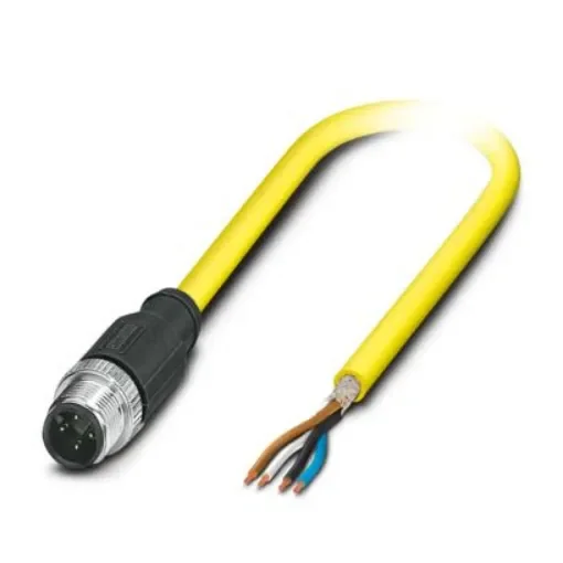 Phoenix Contact Straight Male M12 to Sensor Actuator Cable, 5m - 1406178 product image