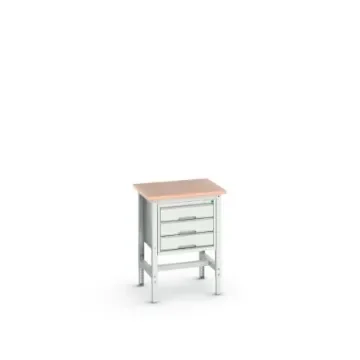 Bott Steel Workbench, 200kg Max Load, Adjustable Height, 930mm x 600mm x 700mm - 16921602.16 product image