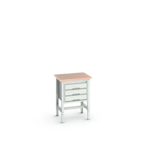 Bott Steel Workbench, 200kg Max Load, Adjustable Height, 930mm x 600mm x 700mm - 16921602.16 product image