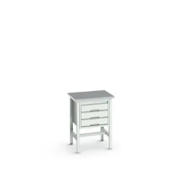 Bott Steel Workbench, 200kg Max Load, Adjustable Height, 930mm x 600mm x 700mm - 16921603.16 product image