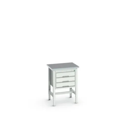 Bott Steel Workbench, 200kg Max Load, Adjustable Height, 930mm x 600mm x 700mm - 16921603.16 product image