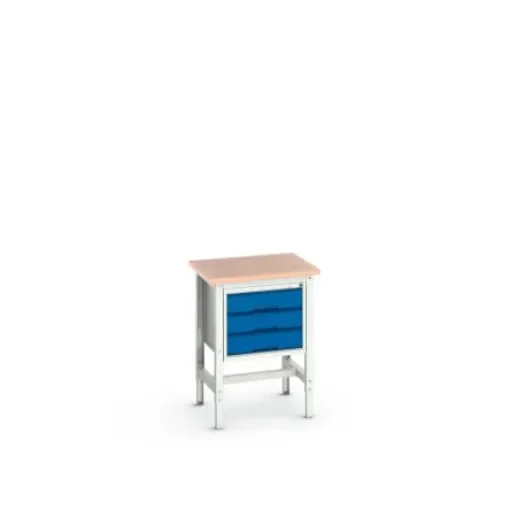 Bott Steel Workbench, 200kg Max Load, Adjustable Height, 930mm x 600mm x 700mm - 16921602.11 product image