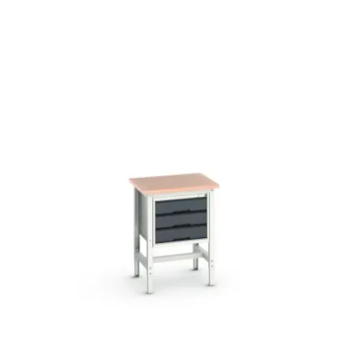 Bott Steel Workbench, 200kg Max Load, Adjustable Height, 930mm x 600mm x 700mm - 16921602.19 product image
