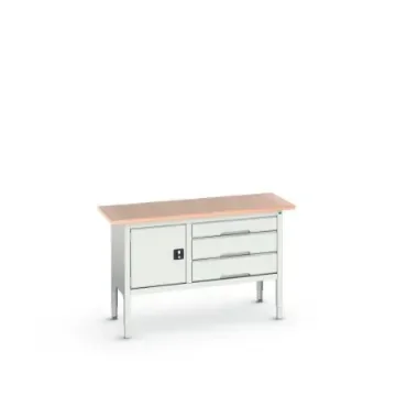 Bott Steel Workbench, 75kg Max Load, Adjustable Height, 930mm x 600mm x 1500mm - 16923014.16 product image