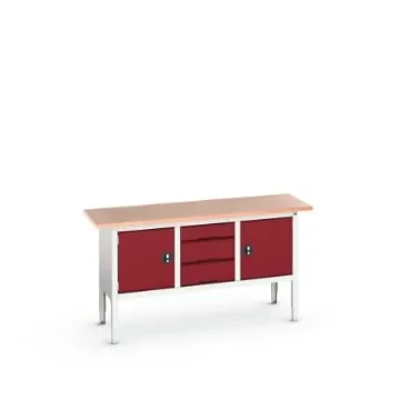 Bott Steel Workbench, 75kg Max Load, Adjustable Height, 930mm x 600mm x 1750mm - 16923022.24 product image