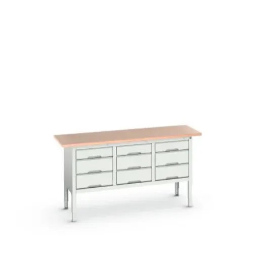 Bott Steel Workbench, 75kg Max Load, Adjustable Height, 930mm x 600mm x 1750mm - 16923023.16 product image