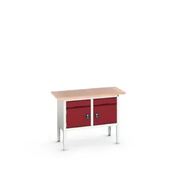 Bott Steel Workbench, 75kg Max Load, Adjustable Height, 930mm x 600mm x 1250mm - 16923001.24 product image