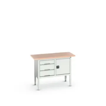 Bott Steel Workbench, 75kg Max Load, Adjustable Height, 930mm x 600mm x 1250mm - 16923003.16 product image