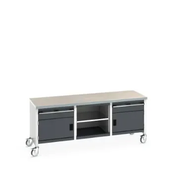 Bott 41002123.19V Portable Sheet Steel Workbench, 840mm x 750mm x 2000mm product image