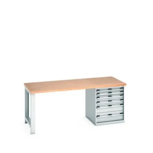 Bott 41004115.16V Sheet Steel Workbench, 840mm x 900mm x 2000mm product image