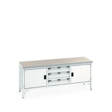 Bott 41002057.16V Sheet Steel Workbench, 840mm x 750mm x 2000mm product image