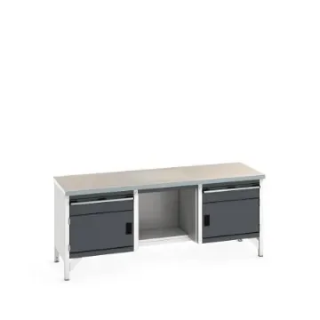 Bott 41002069.19V Sheet Steel Workbench, 840mm x 750mm x 2000mm product image