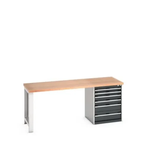 Bott 41003235.19V Sheet Steel Workbench, 840mm x 750mm x 2000mm product image