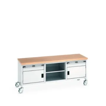 Bott 41002121.16V Portable Sheet Steel Workbench, 840mm x 750mm x 2000mm product image