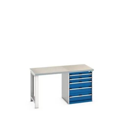 Bott 41003135.11V Sheet Steel Workbench, 840mm x 750mm x 1500mm product image