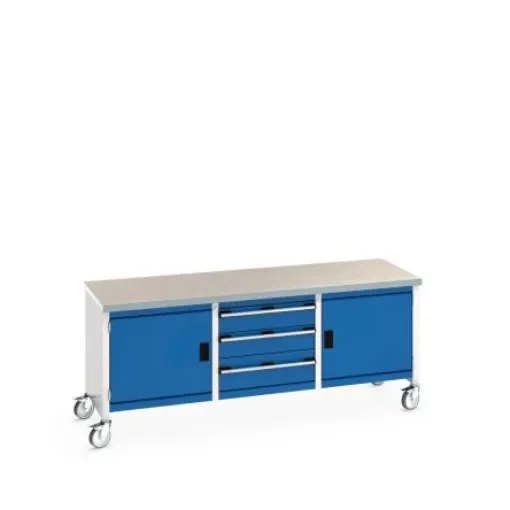 Bott 41002126.11V Portable Sheet Steel Workbench, 840mm x 750mm x 2000mm product image