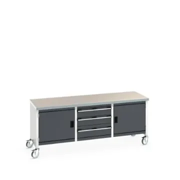 Bott 41002126.19V Portable Sheet Steel Workbench, 840mm x 750mm x 2000mm product image