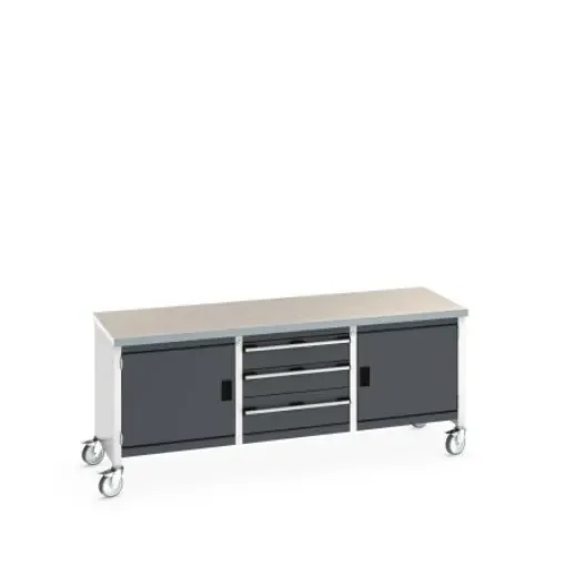 Bott 41002126.19V Portable Sheet Steel Workbench, 840mm x 750mm x 2000mm product image