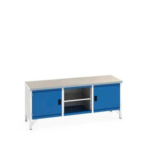 Bott 41002051.11V Sheet Steel Workbench, 840mm x 750mm x 2000mm product image