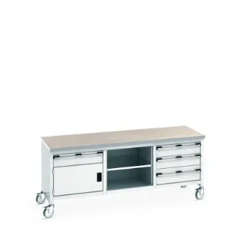 Bott 41002129.16V Portable Sheet Steel Workbench, 840mm x 750mm x 2000mm product image