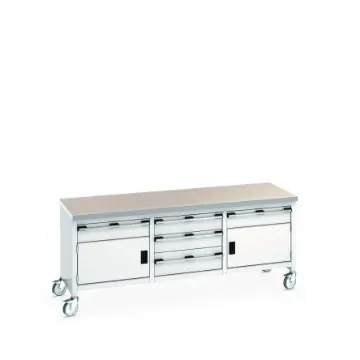 Bott 41002135.16V Portable Sheet Steel Workbench, 840mm x 750mm x 2000mm product image