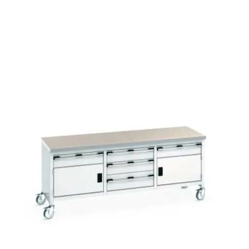 Bott 41002135.16V Portable Sheet Steel Workbench, 840mm x 750mm x 2000mm product image
