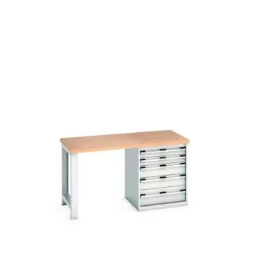 Bott 41003133.16V Sheet Steel Workbench, 840mm x 750mm x 1500mm product image