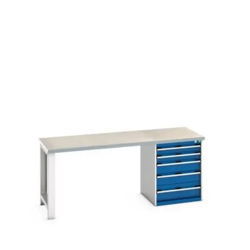 Bott 41003231.11V Sheet Steel Workbench, 840mm x 750mm x 2000mm product image
