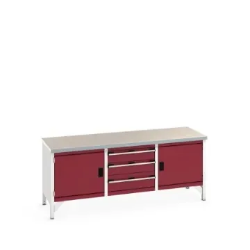 Bott 41002057.24V Sheet Steel Workbench, 840mm x 750mm x 2000mm product image