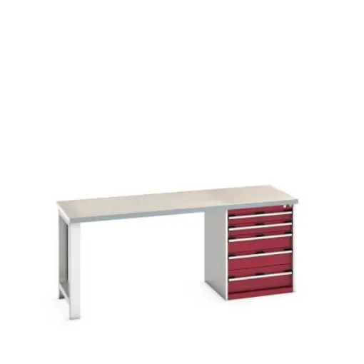 Bott 41003231.24V Sheet Steel Workbench, 840mm x 750mm x 2000mm product image