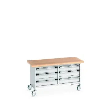 Bott 41002106.16V Portable Sheet Steel Workbench, 840mm x 750mm x 1500mm product image