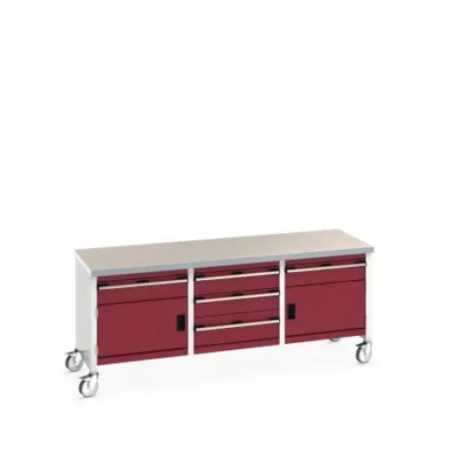 Bott 41002135.24V Portable Sheet Steel Workbench, 840mm x 750mm x 2000mm product image